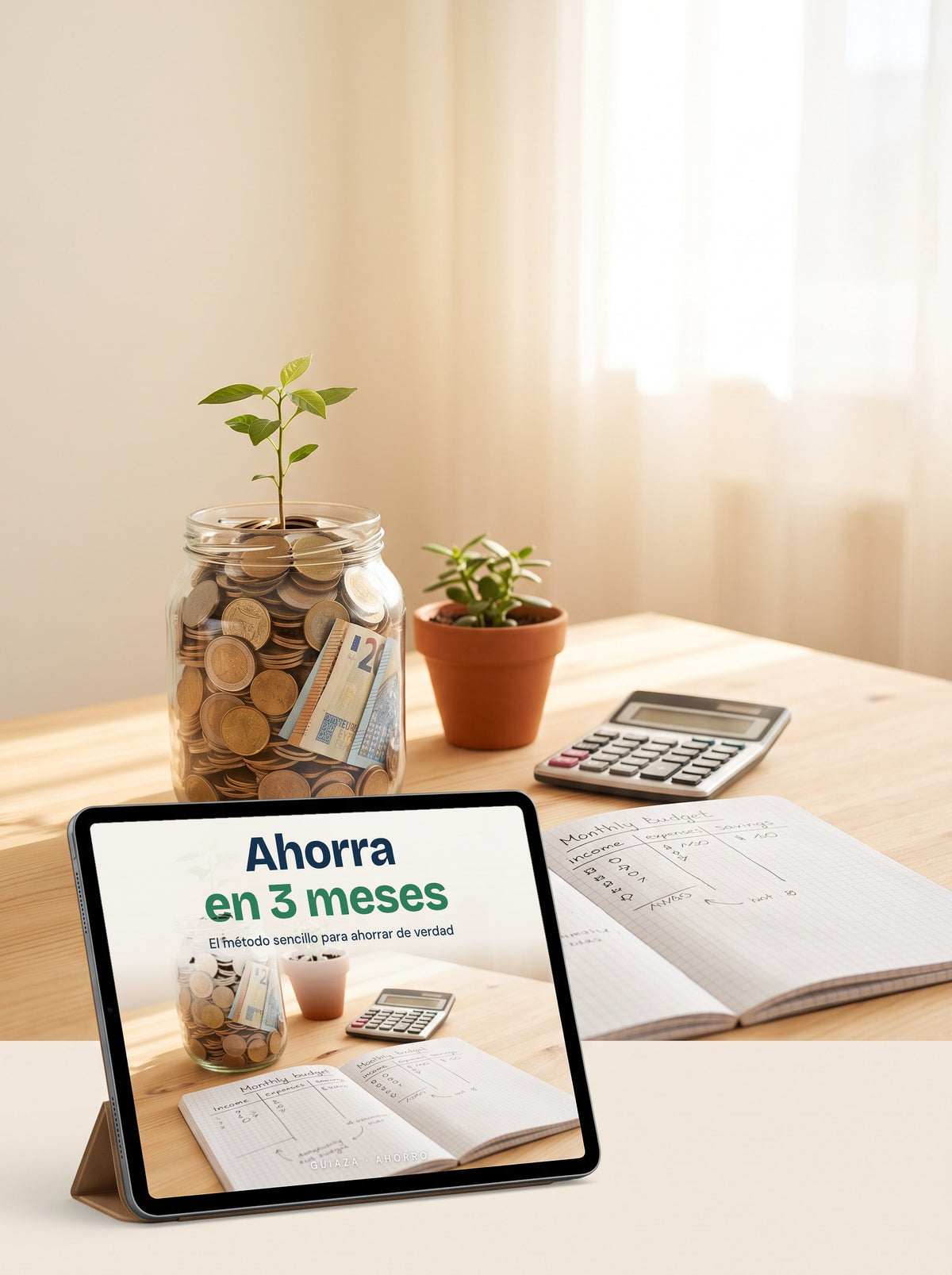Ahorra en 3 meses · Ahorro