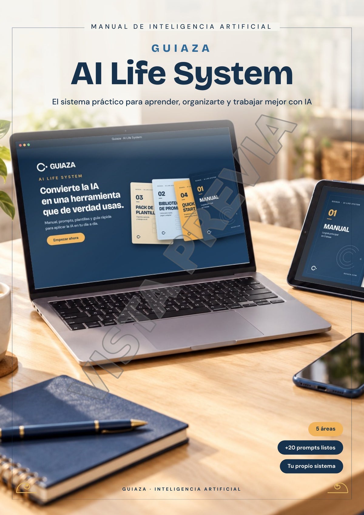 Página de muestra 1 de AI Life System · Inteligencia Artificial